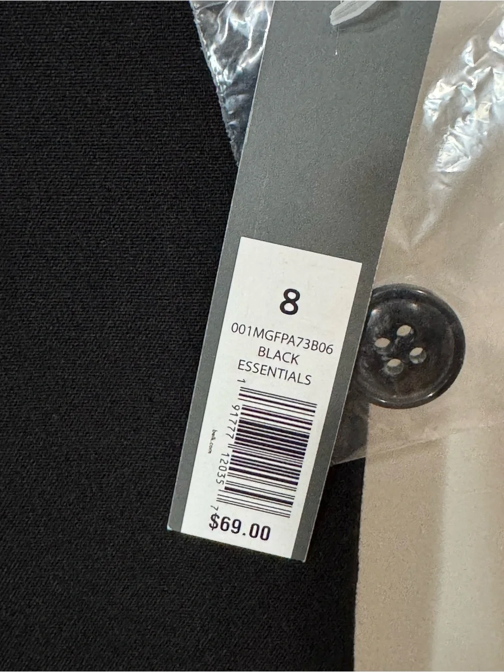 NEW The Limited The New Drew Black Pull-On Straight-Leg Dress Pants Size 8 - Picture 3 of 8